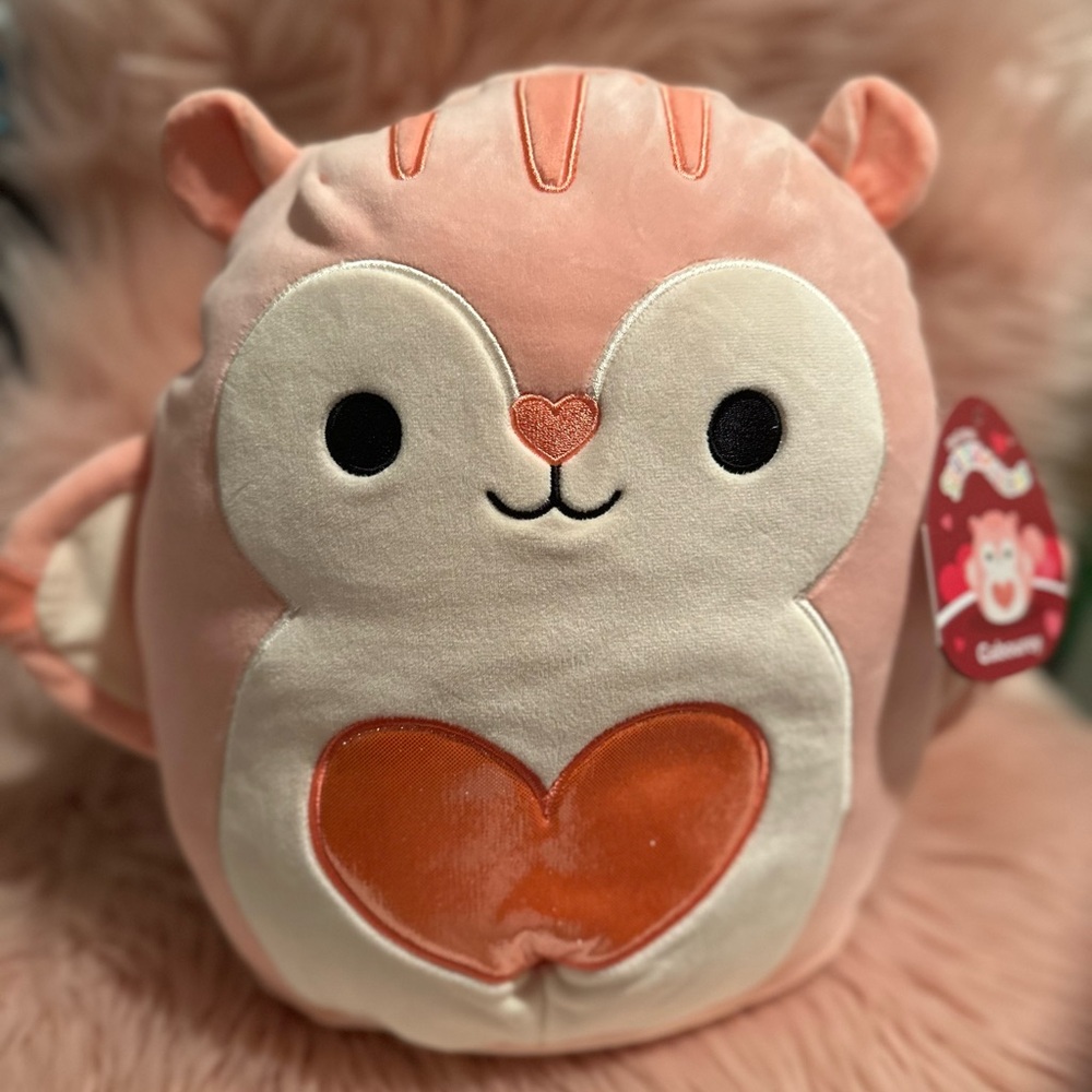 Squishmallow Pink and Orange Plush Toy